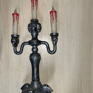 Fake bloody candles.